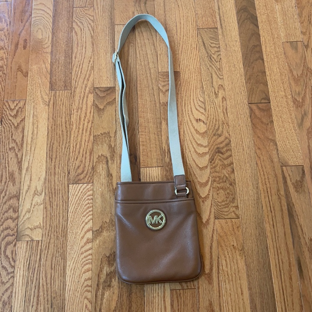 Michael Kors brown crossbody bag
